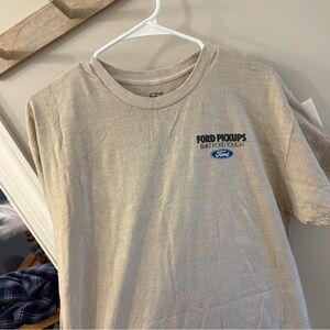 Ford Beige Short Sleeve Logo Tee